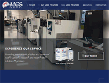 Tablet Screenshot of mcsservices.com